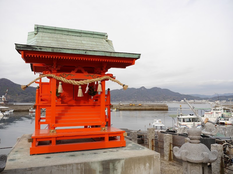 胡子神社・牡蠣供養塔