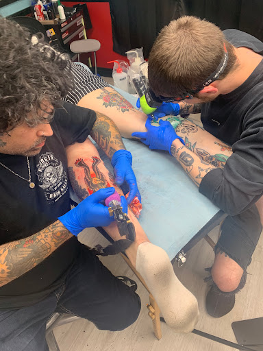 Explore vertical tattoo ideas, creative tattoo ideas in Los Angeles, available at Western Winds Tattoo Parlour