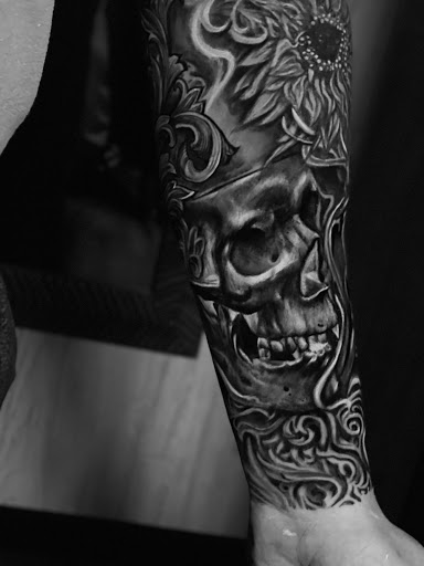 Explore dark tower tattoo ideas, creative tattoo ideas in Indianapolis, available at Inkfam Tattoo Gallery