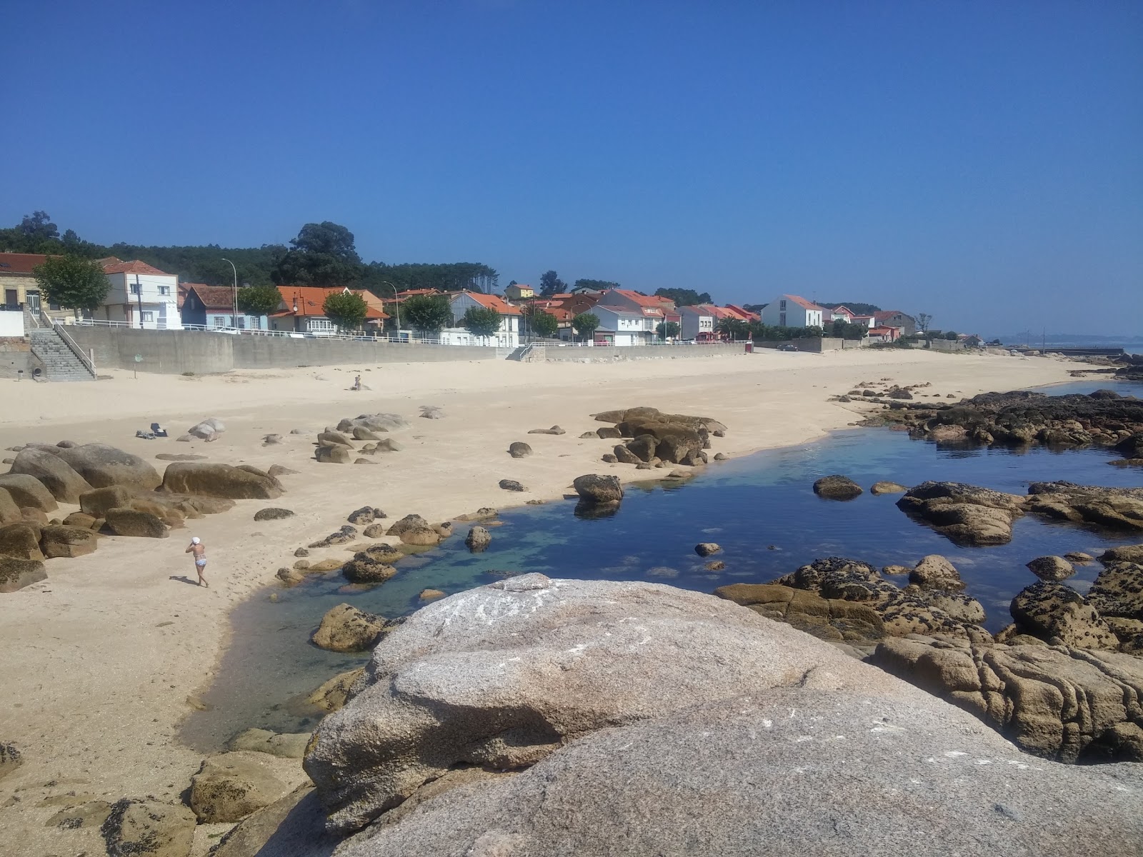 Foto van Mosqueiros beach met ruim strand