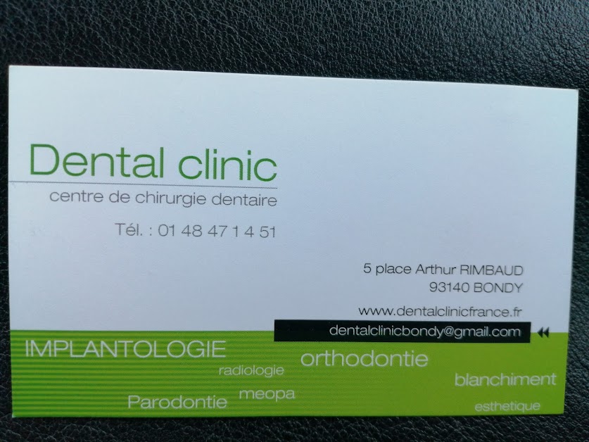 Dental Clinic Bondy à Bondy (Seine-Saint-Denis 93)