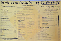 Menu du Restaurant-Creperie La Patinoire à Uvernet-Fours