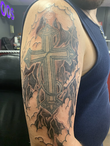 Explore hidden name tattoo ideas, creative tattoo ideas in Greensburg, available at Old Skool Tattoo Company