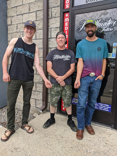 Explore female throat tattoo ideas, creative tattoo ideas in Durango, available at Headhunter Tattoo