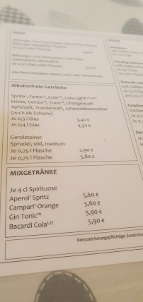 Gaststätte Noss à Cochem menu