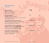 Carte du Johann S. Restaurant & Weinbar à Leipzig