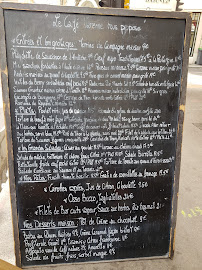 Restaurant Café Varenne à Paris (le menu)