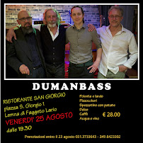 Ristorante San Giorgio à Faggeto Lario menu