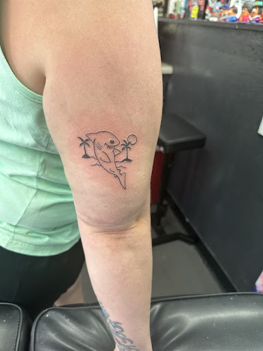 Explore tattoo letters ideas, creative tattoo ideas in Panama City Beach, available at Revolution Tattoo & Body Piercing