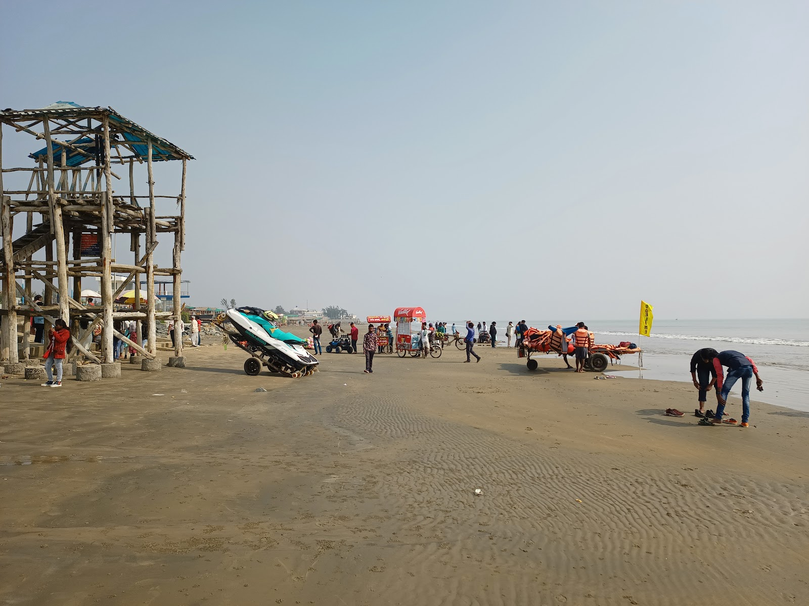 Foto de Mandarmani Beach e o assentamento