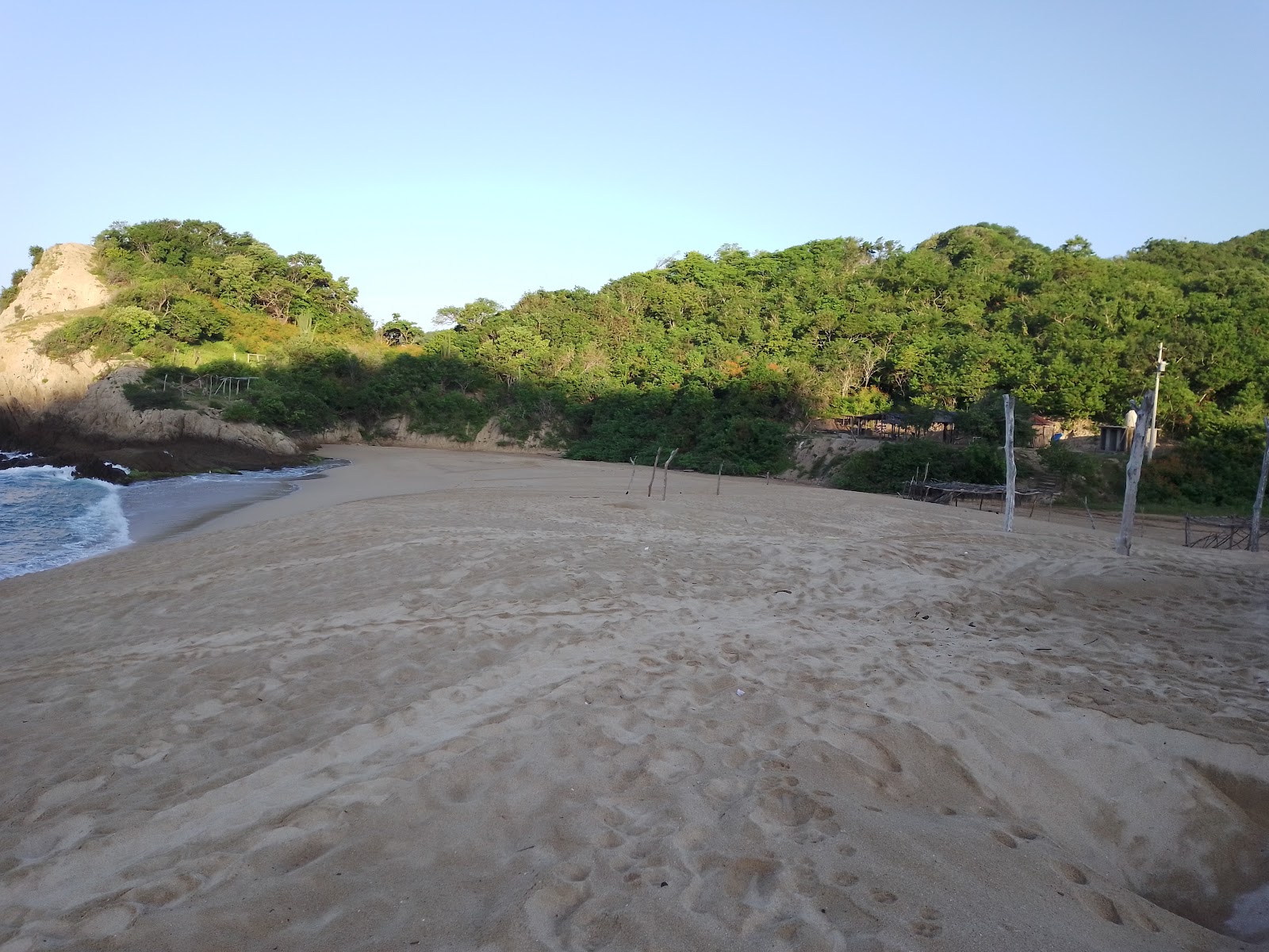 Zdjęcie Playa Maruata Viejo z poziomem czystości wysoki