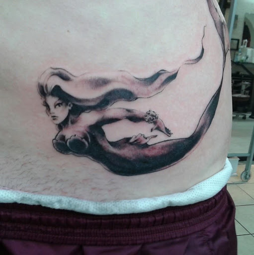 Explore line drawing tattoo ideas, creative tattoo ideas in Chicago, available at Royal Flesh Tattoo and Piercing