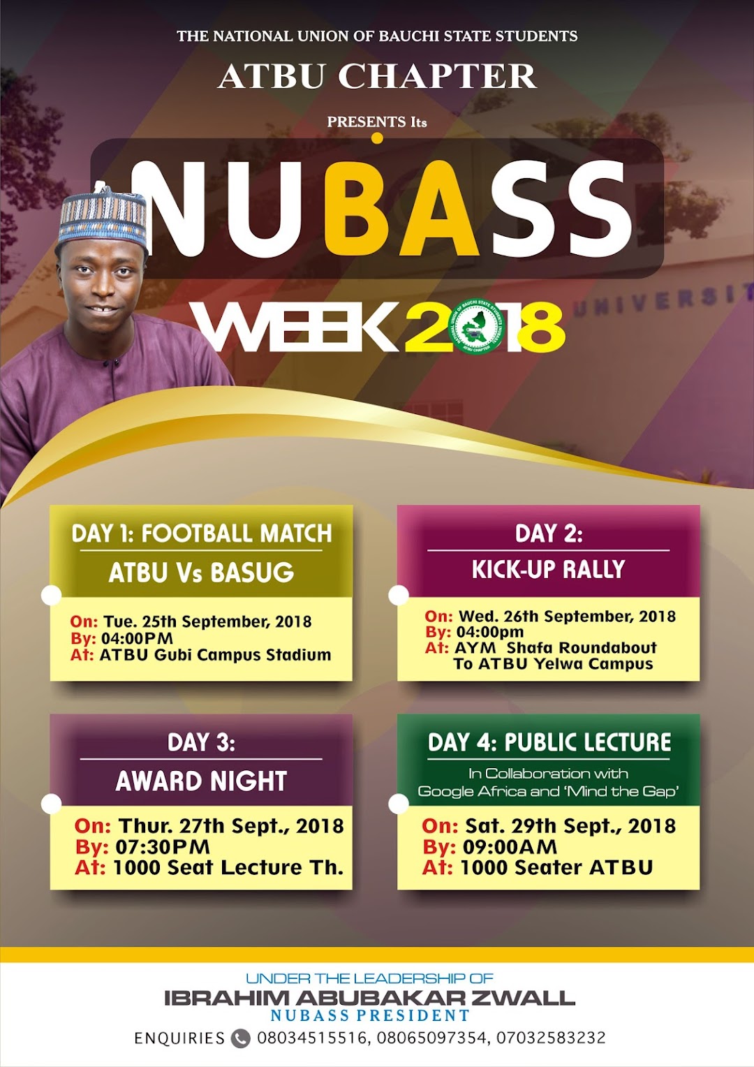 A U Misau NUBASS Secretariat