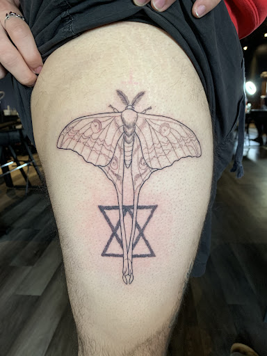 Explore small symbol tattoo ideas, creative tattoo ideas in Seymour, available at Sacred Art Tattoo