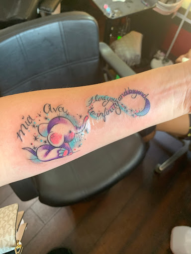 Explore patchwork tattoo ideas female, creative tattoo ideas in San Antonio, available at Texas Taboo Tattoos