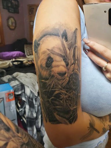 Explore father and son matching tattoo ideas, creative tattoo ideas in Northampton, available at NiteOwl Tattoo