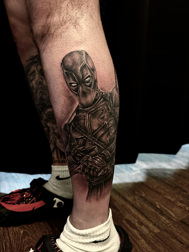 Explore hammerhead shark tattoo ideas, creative tattoo ideas in Cromwell, available at Warpath Studio