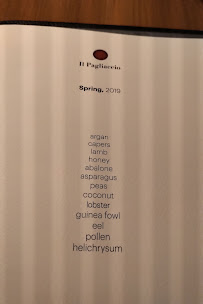 Il Pagliaccio à Rome menu