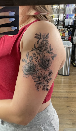 Explore awesome sleeve tattoo ideas, creative tattoo ideas in Manhattan, available at Syndicate Tattoo