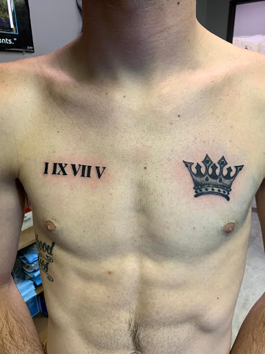 Explore shield tattoo ideas, creative tattoo ideas in Hudson Falls, available at ALTERED ADDICTION TATTOOS