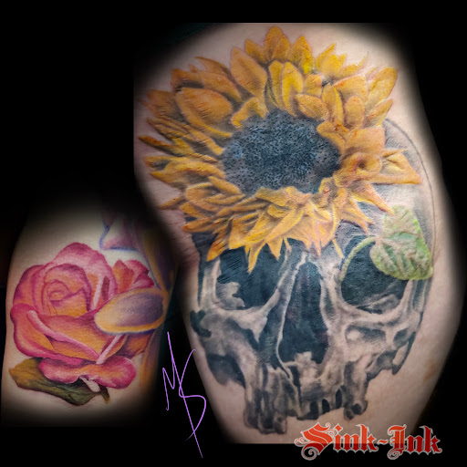 Explore hyena tattoo ideas, creative tattoo ideas in Stayton, available at Sink-Ink