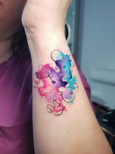 Explore good ideas for a cover up tattoo, creative tattoo ideas in Miami, available at Glitterpoop Studios