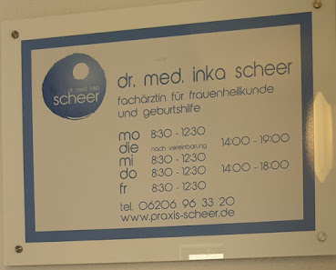 Frauenarztpraxis Dr. med. Inka Scheer Nibelungenstraße 40A, 68642 Bürstadt, Deutschland