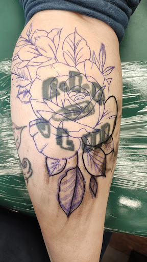Explore white tattoo ideas, creative tattoo ideas in Lewiston, available at Walkins tattoos studio