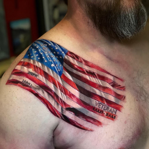 Explore brave tattoo ideas, creative tattoo ideas in Pearcy, available at Studio 621 Tattoo