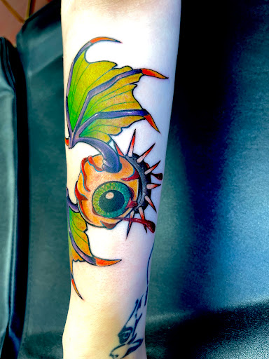 Explore michigan football tattoo ideas, creative tattoo ideas in Groves, available at Billet Tattoo Studio