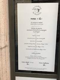 Menu / carte de La Cuisine À Mémé à Toulouse