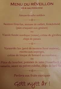 Carte du Restaurant Lilla Krogen à Saint-Germain-en-Laye