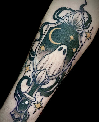 Explore cool leg tattoo ideas for guys, creative tattoo ideas in Odessa, available at Heart And Dagger Tattoo