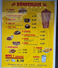 Carte du Pelitli Kebabhaus à Hann. Münden