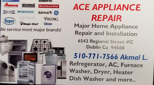 ACE APPLIANCE REPAIR and HVAC in Dublin, California