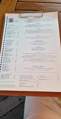 Restaurant français La Digue de Villers à Villers-sur-Mer - menu / carte