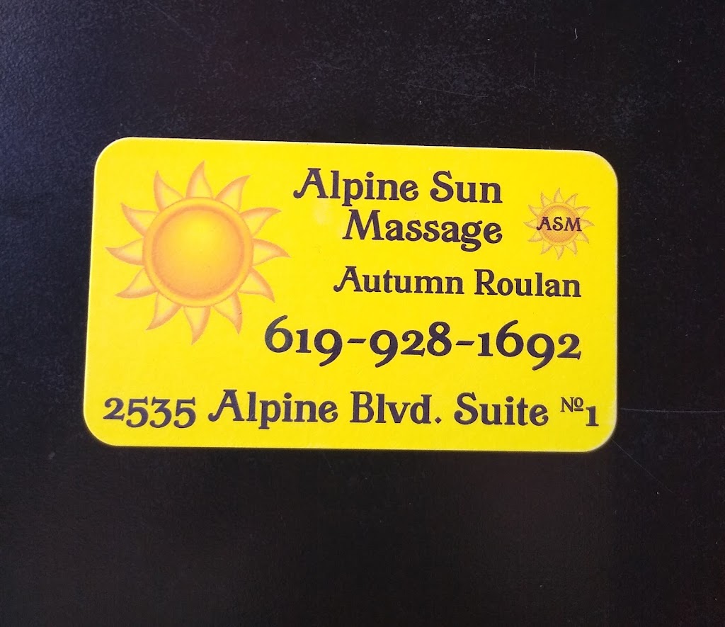 Alpine Sun Massage 91901