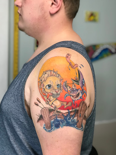 Explore knee tattoo ideas for woman, creative tattoo ideas in Ocala, available at The Tattoo Gallery of Ocala LLC