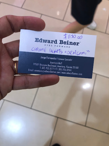 Optician «Edward Beiner», reviews and photos, 19501 Biscayne Blvd, Aventura, FL 33180, USA