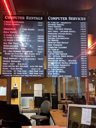Computer Repair Service «Planet Cyber - Computer Repair, Internet Cafe, Web Design», reviews and photos, 6911 Topanga Canyon Blvd #103, Canoga Park, CA 91303, USA