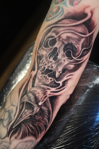 Explore biceps tattoo ideas, creative tattoo ideas in Homosassa, available at Citrus Tattoos