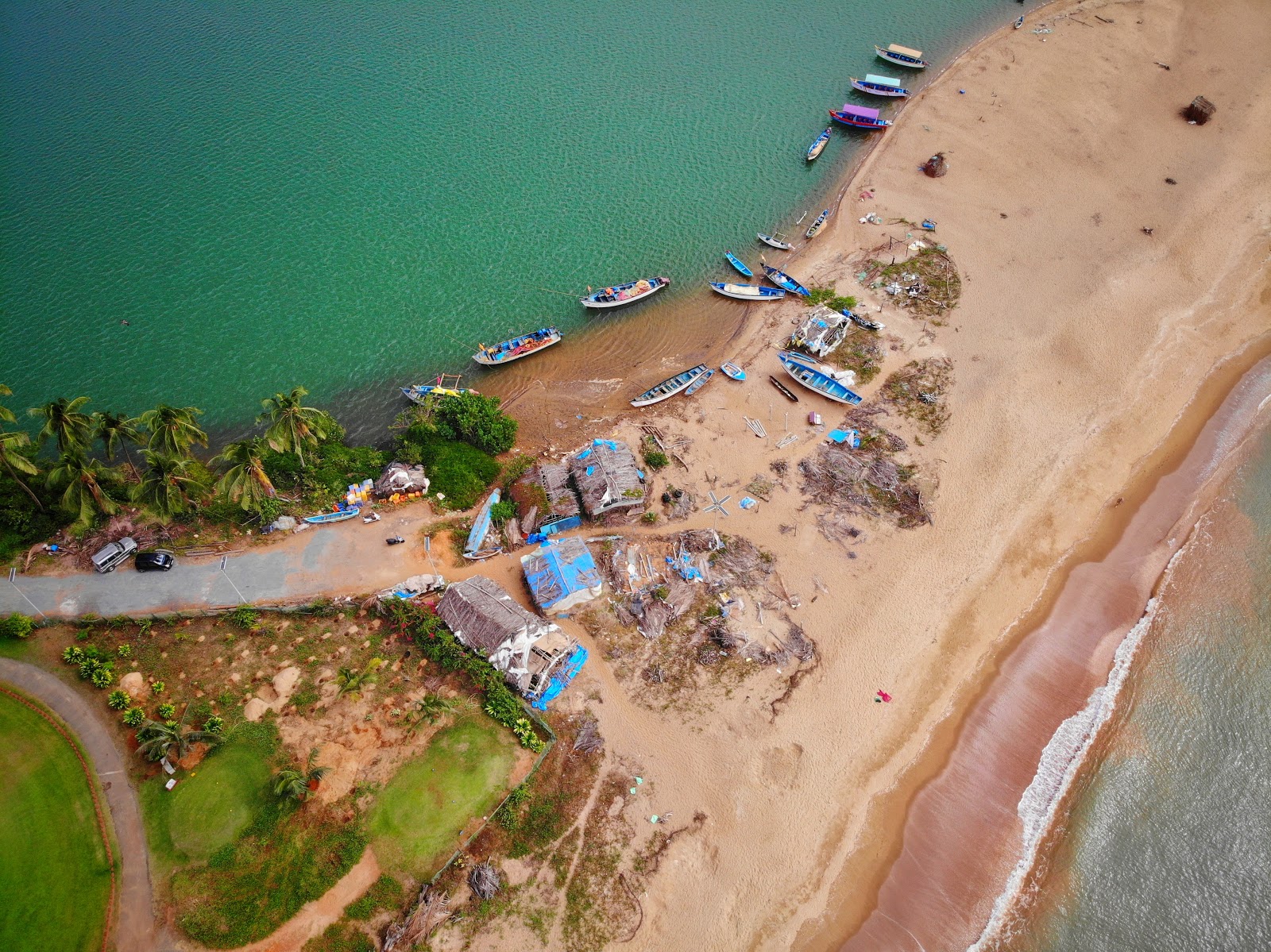 Foto di Rajbag Beach - luogo popolare tra gli intenditori del relax