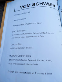 Menu / carte de Hüthers Holzmühle GmbH à Thaleischweiler-Fröschen
