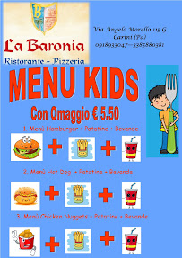 La Baronia - Ristorante Pizzeria à Carini menu