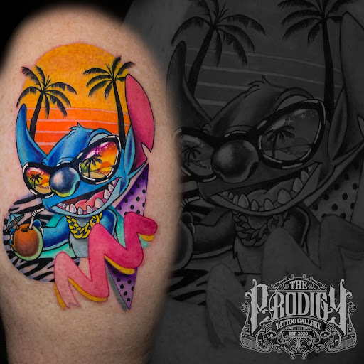 Explore bear tattoos ideas, creative tattoo ideas in Miami, available at The Prodigy Tattoo Gallery Located Inside Salons By JC