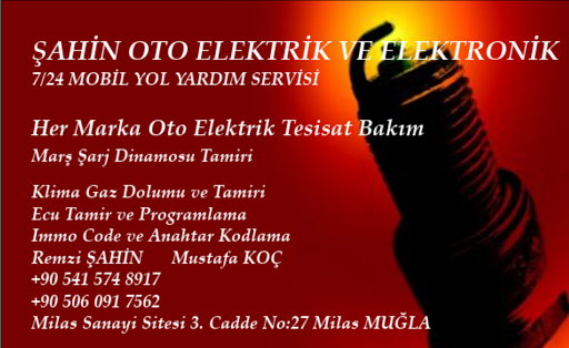 Şahin Oto Elektrik Ve Elektronik