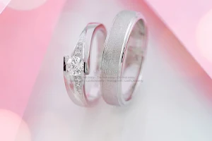 LATIFA JEWELRY DEPOK :Toko Cincin Kawin Couple Nikah Tunangan Bahan Emas Perak Palladium Platinum image