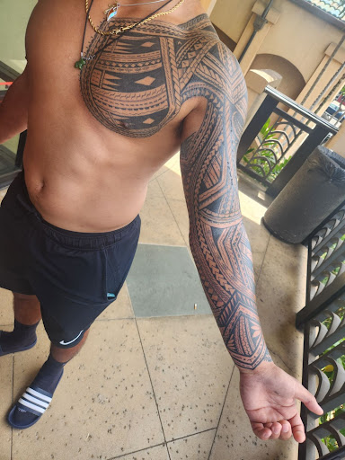 Explore butterfly tattoo color ideas, creative tattoo ideas in Honolulu, available at Aloha Tattoo Waikiki Hilton Hawaiian Village Rainbow Bazaar