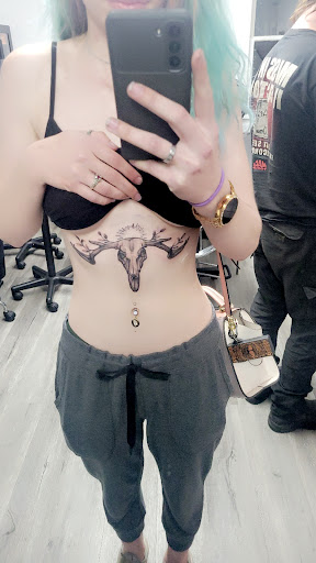 Explore colourful tattoo ideas, creative tattoo ideas in Charlotte, available at Black Cloud Tattoo & Piercing