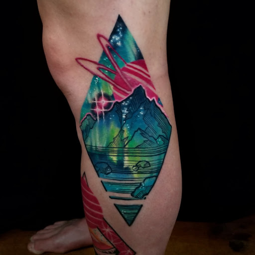 Explore 1975 tattoo ideas, creative tattoo ideas in Albuquerque, available at Golden Needle Tattoo Studio